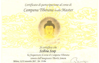 Campana Tibetana livello Master